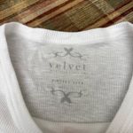 Velvet Tees White Short Sleeve T-Shirt Photo 1