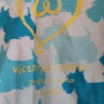 Victoria's Secret Victoria Secret L Flannel Scottie Dog Pajamas Sleep Top in Turquoise Yellow Photo 4
