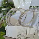 Boutique Silver with AB Iridescent Rhinestones Bracelets Photo 3