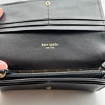 Kate Spade Black Leather Wallet with Dustbag Included Classic Designer Neutral Photo 7