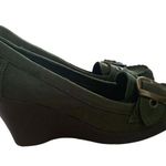 American Eagle green wedge heeled Mary janes woman’s size 7 Photo 6