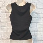 Bagatelle Black Leather Laser Cutout Tank Top XS Photo 9