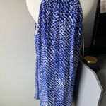 Alice & Trixie  Blue and White Silk Dress Photo 5