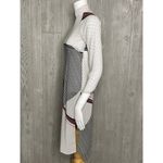 Vintage 70s chiffon snap shirt flowy sheer art deco style unique shirt dress cov White Photo 3