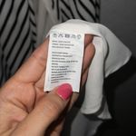 Bardot New Black & White Adie Stripe Midi Wrap Dress Size Small Photo 7