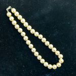 Elegant Cream faux Pearl Necklace large pearls Photo 0