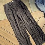 NWT ABERCROMBIE Black Linen Straight Leg Pant Photo 0