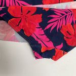 LANDS END Tummy Control Surplice Wrap Swim Dress One Piece Swimsuit Size 18 Blue Photo 14