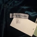 Danny & Nicole Green Velvet Sleeveless Midi Sleeveless Sheath Dress 18 NWT Photo 2