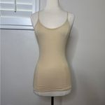 Michael Stars Beige Ribbed Tank Top Photo 2