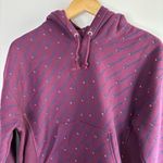 Champion Reverse Weave Burgundy Logo Print Hoodie Women’s Size S Photo 2