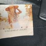 Sincerely Jules  Women Size‎ 11 Black Long Cargo Black Denim Skirt Modest NWT Photo 4