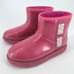 UGG Australia Women's Pink Jelly Rain Boots Size 7 Photo 0
