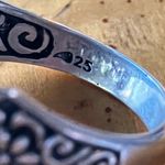 Natural Tanzanite Sapphire Sterling Silver Cocktail Ring Size 9 Photo 5