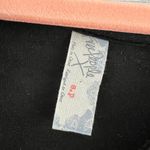 Free People  Black Strappy Grunge Goth Gauzy Top Size S Photo 2