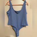 Reoria Square Neck Bodysuit NWT 2XL Blue Size 2X Photo 1