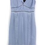 Bardot  Circle Lace Midi Dress Light Blue 8/M Photo 3