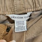 American Eagle  Tan Classic High Rise Slim Straight Leg Corduroy Pants Size 0 Photo 8