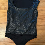 EXPRESS  Leather Faux Bodysuit Photo 0