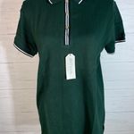 Antigua dark green golf polo shirt womens short sleeve size M Photo 0