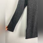 Halogen  Gray 100% Cashmere Knit Long Sleeve‎ Pullover Sweater Photo 3