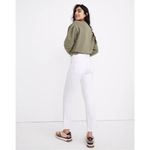 Madewell NWT Cali Demi-Boot Jeans in Pure White AJ195 Size 26 Photo 3