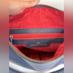 Elaine Turner  Blue Leather Hobo Braided Shoulder Bag Gold Hardware VGUC Photo 14