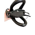 Pretty Little Thing Satchel Crossbody - Black - Puffy Faux Leather Woven NWOT Photo 1