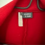 Sparkle & Fade Urban Outfitters  Red Relaxed Blazer Photo 2