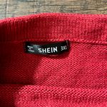 SheIn brick red faux pearls embellished sweater & tiered sleeves, plus size 3X Photo 12