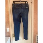 White House | Black Market Womens Skinny Distressed Jeans Size 26 Blue Stretch Den Photo 5