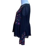 ZARA  Sheer Embroidered Floral German Ruffle Blouse Size XS Photo 4