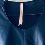 🔥Bailey 44 (rare to find in Navy blue) faux leather top size med Photo 6