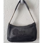 Juicy Couture Rare Black Shoulder Bag Leather Soho 2000s Women’s Accessory Photo 1