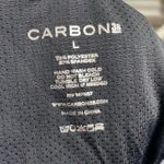 Carbon 38  black high neck whipstitch crop top Photo 5