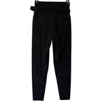 Beach Riot  Sport Leggings Size Medium Black Ribbed Belted High Waist Sport Belt Photo 1