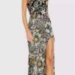 Mac Duggal  49574 Embellished Floral One Shoulder Gown sz 8 Photo 0