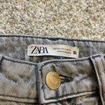 ZARA High Rise TRF Straight Leg Jeans Photo 2