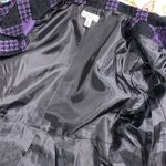 kim rogers  career purple black button jacket sz 14 Photo 8