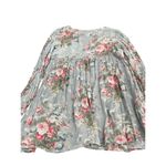 Denim & Supply Ralph Lauren Briar Floral Gauze Bell Sleeve Mini Shirt Size Large Photo 2