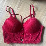 Carlotta Longline Underwire Bra Red Size undefined Photo 0
