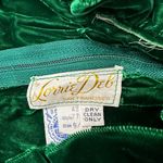 Vintage Lorrie Deb Emerald Green Velvet Plaid Maxi Dress Emma Bridgerton 9/10 Photo 12