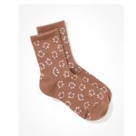 American Eagle Outfitters AE White Boyfriend Tie Dye Yin Yang Flower Socks Photo 11