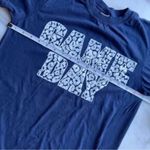 Game Day Leopard Print Navy Blue Graphic Tee Photo 2