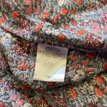 Tish Cox cotton Merry & Me Floral Cinched Waist Fit Flare Mini Dress Red Fall XS Photo 5