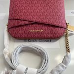 Michael Kors Jet Set Travel Medium Logo Dome Crossbody Bag Photo 5