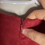 Hollister  faux leather lace up detailed pieced mini dress with patch pockets S Photo 10