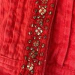 Chico's  Beaded Denim Blazer Jacket Photo 3