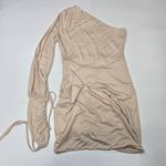 Michael Costello x REVOLVE Jada Mini Dress in Beige XS Photo 12