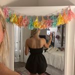 Free People Black Romper With Bow Photo 1